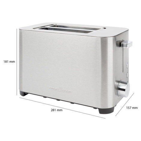 Profi Cook PC-TA 1251 Kenyérpirító Zsemle feltéttel Nemesacél 4. kép