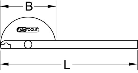 KS Tools 300.0700 3000700 Szögmérő 6. kép