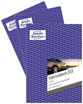 Avery-Zweckform 223-3 DIN A5 Menetlevél Lapok száma: 40 Fehér 3 db