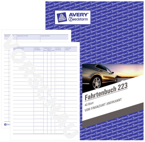 Avery-Zweckform 223-3 DIN A5 Menetlevél Lapok száma: 40 Fehér 3 db 2. kép