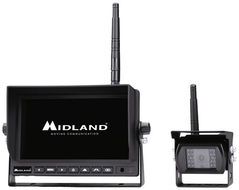 Midland Truck Guardian PRO Rádiójel vezérlésű tolatást segítő videórendszer 4 kamera bemenet, Távols 3. kép