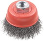 kwb AGGRESSO-FLEX® csészekefék, préselt HSS acélhuzal sarokcsiszolókhoz 719136 1 db bélyegkép