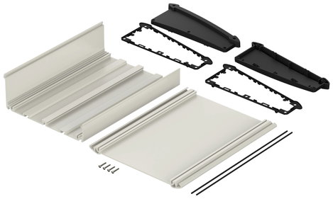 Bopla Alu-Topline ATPH-IP 2385-0300 SET Pultos műszerdobozok 232.60 x 300 x 86.20 Alumínium, ABS Nat 3. kép