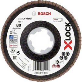 Bosch Accessories 2608619805 X551 Felületcsiszoló korong Ø 125 mm Furat átmérő 22.23 mm 1 db