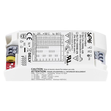 Self Electronics SELF Electronics LED meghajtó Állandó áramú 60 W 250 - 1000 mA 2 - 50 V/DC Fényerő-
