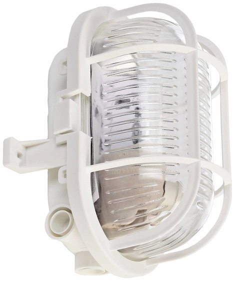 Deko Light Syrma Oval Weiß 401011 Kültéri mennyezeti lámpa, Kültéri fali lámpa E27 Fehér