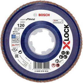 Bosch Accessories 2608619814 X551 Felületcsiszoló korong Ø 115 mm Furat átmérő 22.23 mm 1 db