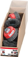 kwb AGGRESSO-FLEX® csészekefék, préselt HSS acélhuzal sarokcsiszolókhoz 719126 1 db 2. bélyegkép