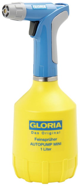 Gloria Haus und Garten 000950.0000 AutoPump Mini Kerti permetező 1 l Sárga, Kék
