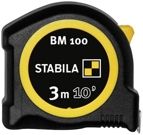 Stabila BM100cm+inch 19569 Mérőszalag 3 m ABS 2. kép