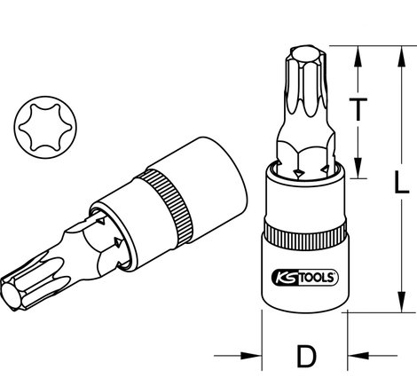 KS Tools KS TOOLS 911.1442 Bit befogó 9. kép