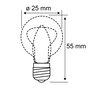 Paulmann Sütőizzó 230 V E14 25 W EEK G (A - G) Izzólámpa forma 1 db 2. bélyegkép