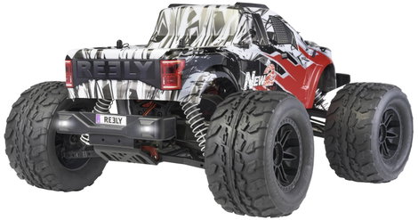 Reely New2 Super Combo Brushless 1:10 RC modellautó Elektro Monstertruck 4WD 100% RtR 2,4 GHz Akkuva 2. kép