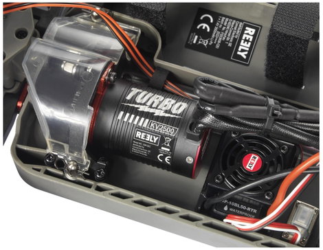 Reely New2 Super Combo Brushless 1:10 RC modellautó Elektro Monstertruck 4WD 100% RtR 2,4 GHz Akkuva 6. kép