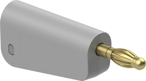 Stäubli LQ-4A-39 Labor csatlakozódugó Dugó Tű átmérő: 4 mm Szürke 1 db 2. kép