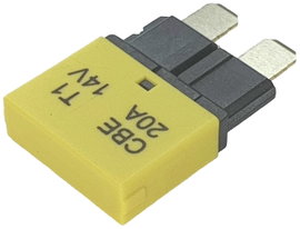 Hansor CBE1-2014 Biztosíték automata standard biztosíték 20 A Sárga 1 db