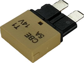 Hansor CBE1-0514 Biztosíték automata standard biztosíték 5 A Világosbarna 1 db
