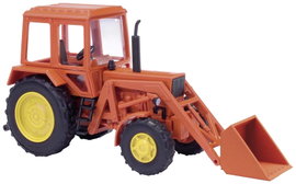 Busch 51315 H0 Mezőgazdasági modell Belarus MTS-82 homlokrakodó