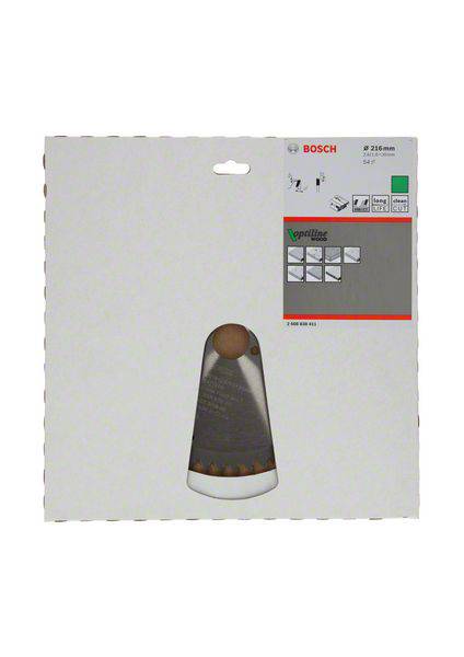 Bosch Accessories Optiline 2608838411 Körfűrészlap 216 x 30 x 1.6 mm Fogak száma (collonként): 54 1 2. kép