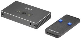 SpeaKa Professional SP-HSW-300 2 port HDMI switch Ultra HD-re alkalmas 7680 x 4320 pixel