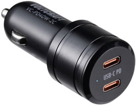 VOLTCRAFT VC-PD40W-2C USB-s töltőkészülék Személygépkocsi Kimeneti áram (max.) 3 A Kimenetek száma: 