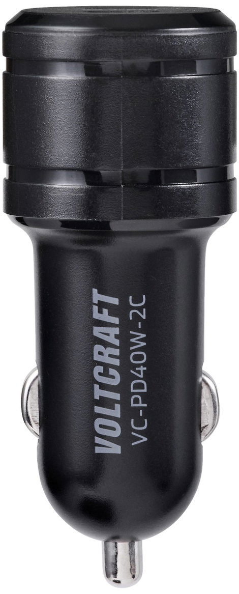 VOLTCRAFT VC-PD40W-2C USB-s töltőkészülék Személygépkocsi Kimeneti áram (max.) 3 A Kimenetek száma:  4. kép