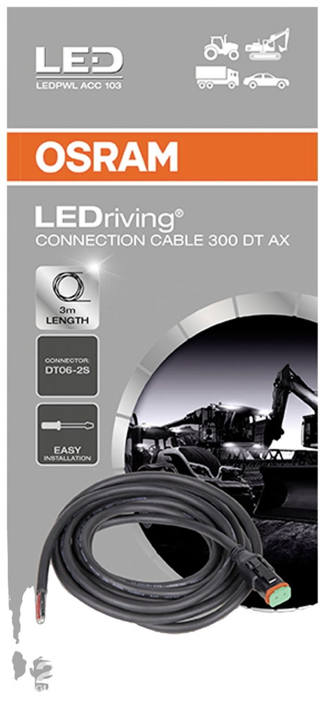 OSRAM Kábel LEDriving® Connection Cable 300 DT AX LEDPWL ACC 103 (Sz x Ma x Mé) 30 x 0.5 x 3000 mm 4. kép