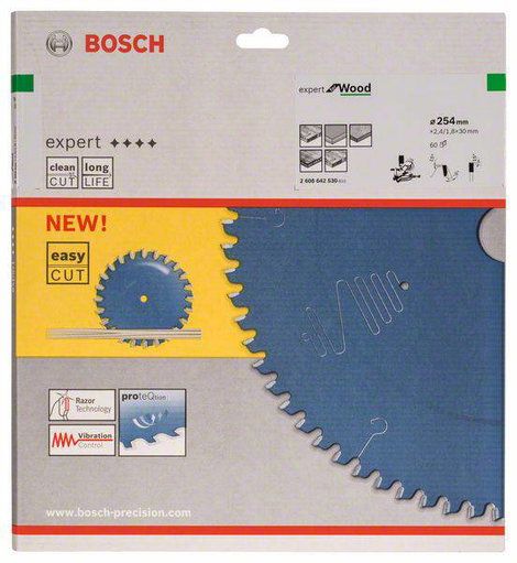 Bosch Accessories Expert for Laminated Panel 2608642530 Körfűrészlap 254 x 30 x 2.4 mm Fogak száma ( 2. kép