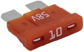 Hansor ATP-M10 Standard autós laposbiztosíték 10 A Piros 1 db