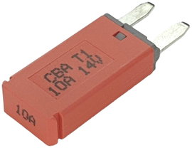 Hansor CBA1-1014 Biztosíték automata standard biztosíték 10 A Piros 1 db