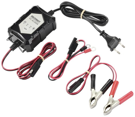VOLTCRAFT VC-AL100N VC-13188600 Automatikus töltő 6 V, 12 V 1 A 1 A 5. kép