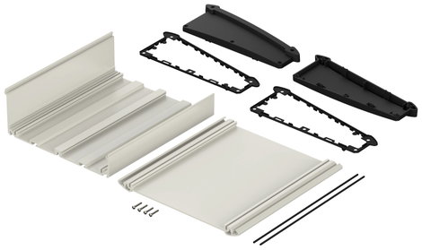 Bopla ALU-Topline ATPH-IP 2385-0250 SET Pultos műszerdobozok 232.60 x 250 x 86.20 Alumínium, ABS Nat 3. kép
