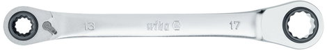 Wiha 45421 Kettős racsnis gyűrűskulcs 10 - 19 mm 2. kép