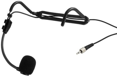 IMG StageLine HSE-821SX Headset Ének mikrofon Átviteli mód:Vezetékes Szélvédővel