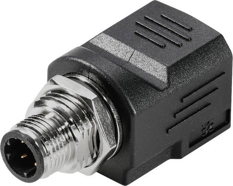 Weidmüller IE-AD-M12DRJ45-MF-180 1514970000 Adapter, egyenes 1 db