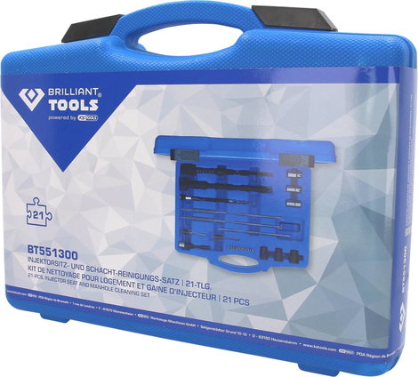 Brilliant Tools BT551300 Injektorülés és tengelytisztító készlet, 21 db 4. kép