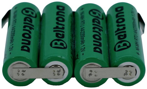Beltrona RTU4AAZ Akkucsomag Cellaszám: 4 Elem- és akkuméret: Ceruza (AA) Z forrfül NiMH 4.8 V 2200 m 3. kép