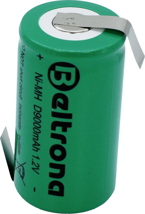 Beltrona D9000 Speciális akku Góliát (D) Z forrfül NiMH 1.2 V 9000 mAh