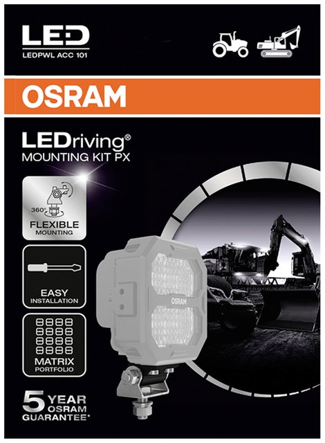 OSRAM Tartó LEDriving® Mounting Kit PX LEDPWL ACC 101 (Sz x Ma x Mé) 35 x 45 x 43 mm 2. kép