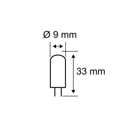 Paulmann Halogén EEK: G (A - G) G4 12 V 10 W Melegfehér Stift foglalat 1 db 2. kép