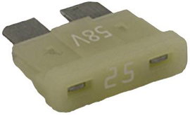 Hansor ATP-M25 Standard autós laposbiztosíték 25 A Okker 1 db
