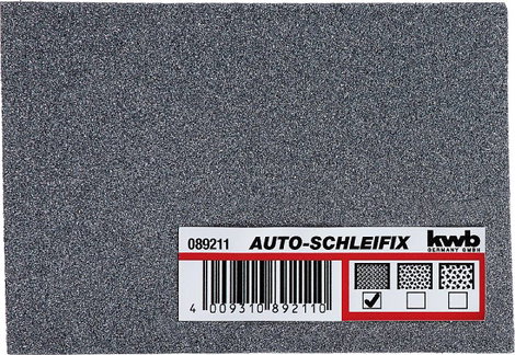 kwb 089211 AUTO-SCHLEIFIX, LACK &amp  AUTO csiszolószivacs, vízálló, finom 1 db 2. kép