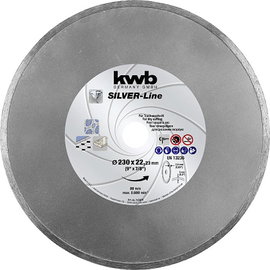 kwb 725870 Gyémánt bevonatú vágótárcsa Ø 230 mm Furat átmérő 22.23 mm Csempe, Kerámia 1 db