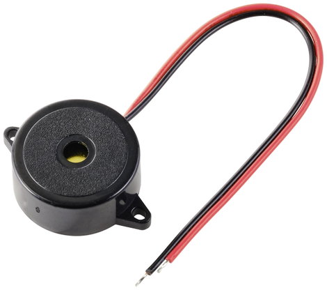 TRU COMPONENTS TC-10475816 Piezo jeladó Zajkibocsátás: 85 dB Feszültség: 12 V Tartós hangjel 1 db