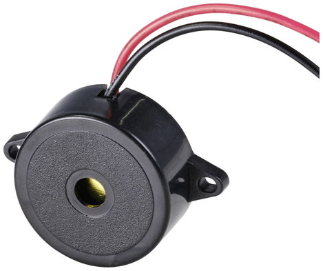 TRU COMPONENTS TC-10475816 Piezo jeladó Zajkibocsátás: 85 dB Feszültség: 12 V Tartós hangjel 1 db 2. kép