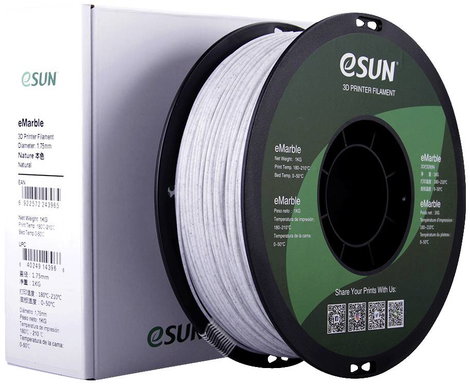 ESUN eMarble 3D nyomtatószál PLA Compound 1.75 mm 1 kg Márvány 7. kép