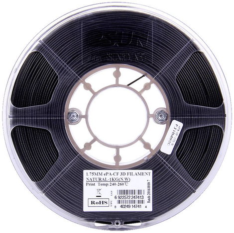 ESUN ePA-CF 3D nyomtatószál PLA műanyag hőálló, nagy merevség, nagy szakítószilárdság 1.75 mm 1 kg K 2. kép