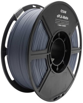 ESUN ePLA-Matte Grey 3D nyomtatószál PLA matt 1.75 mm 1 kg Szürke (matt)