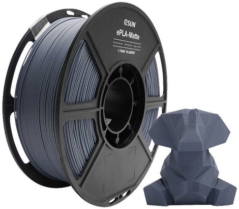 ESUN ePLA-Matte Grey 3D nyomtatószál PLA matt 1.75 mm 1 kg Szürke (matt) 2. kép