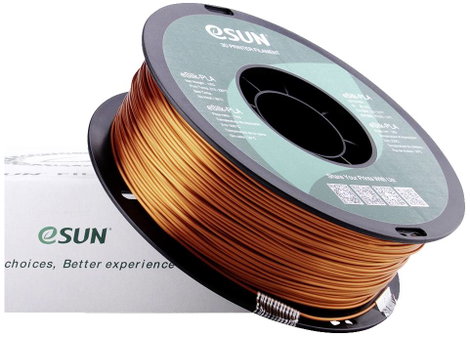 ESUN ePLA-Silk Copper 3D nyomtatószál PLA műanyag 1.75 mm 1 kg Vörösréz (fémes) 6. kép